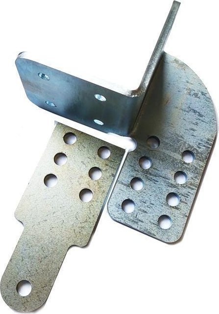 Faac Klika pro pohon otočné brány, otevírání ven - VLEVO - úhlová montáž na sloupek