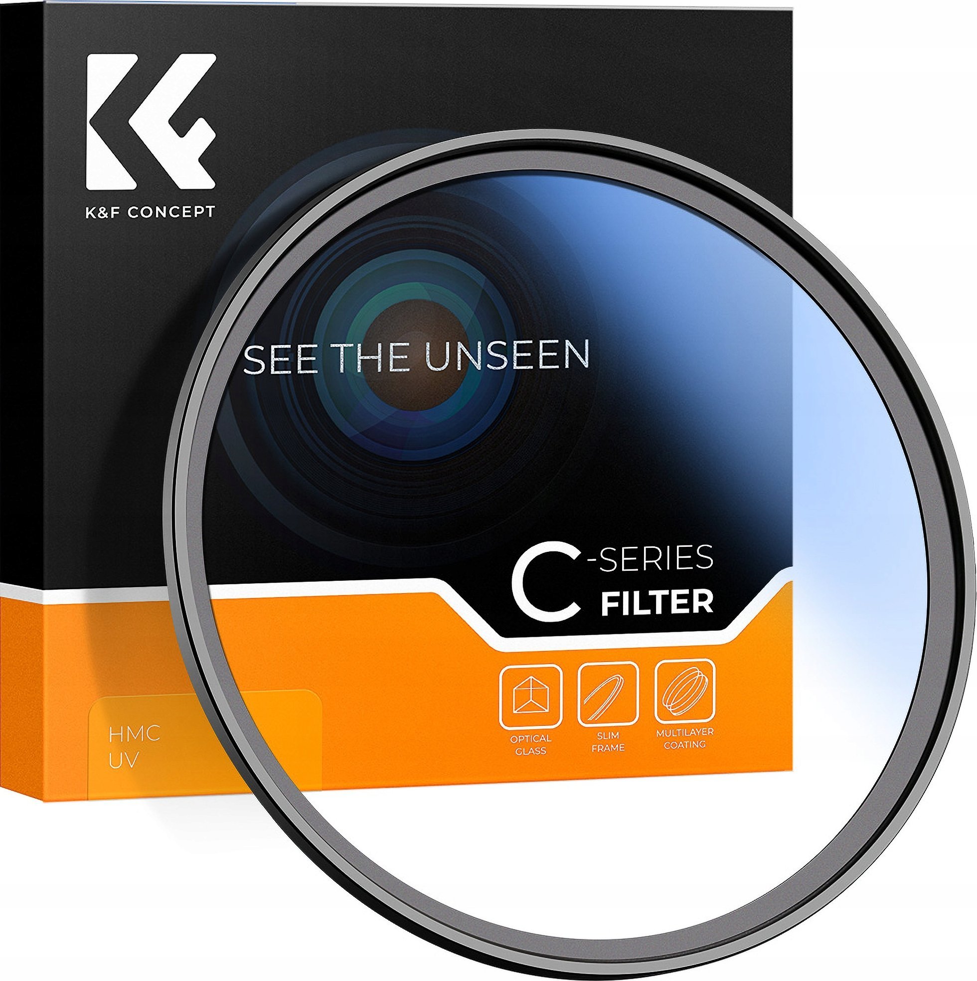 K&F UV filtr 77mm fotografický pro fotoaparát HMC-C