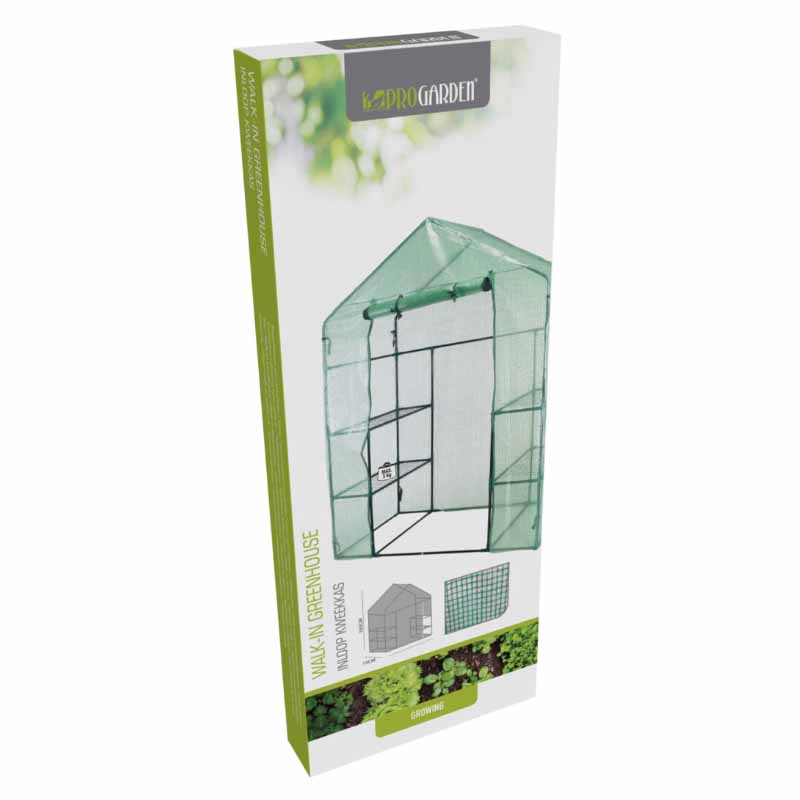 Foliovník zahradní  se vstupem a 4 policemi 143 x 73 x 195 cm KO-CE7000130