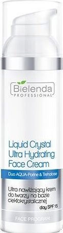 Bielenda Professional Ultra Hydrating Face Cream Cream Crystal Fomula Face Cream založený na tekutém krystalu SPF15 100ml