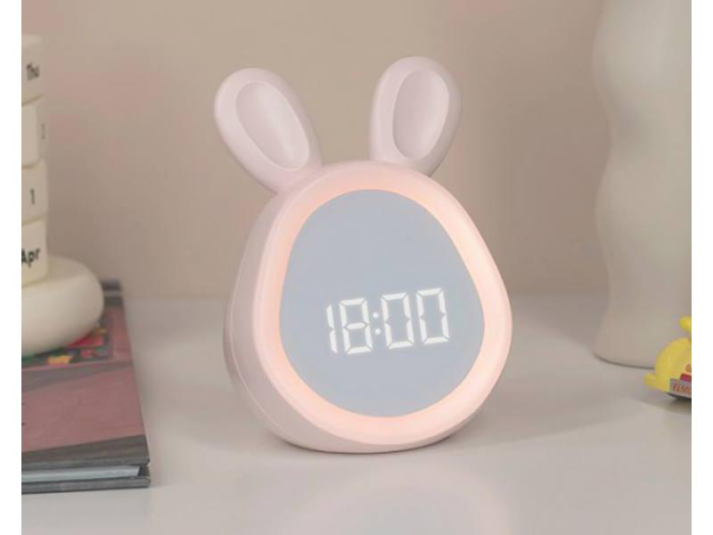 Budík MARY S Bunny Pink