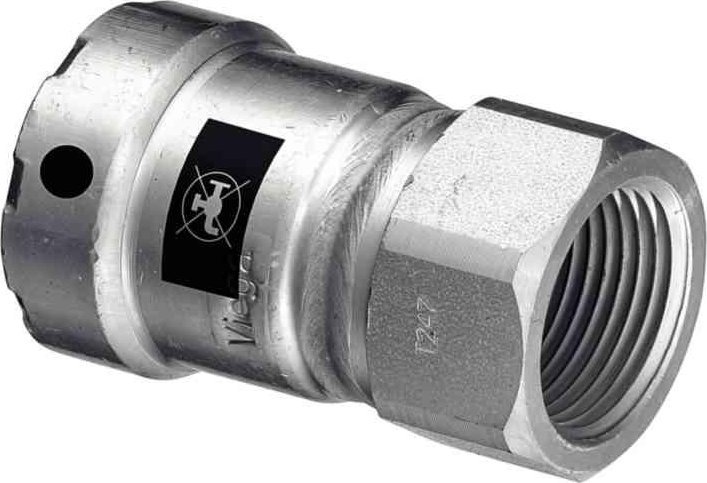 Viega Přechodová spojka DN15 1/2 x 1/2 ocel / pozink