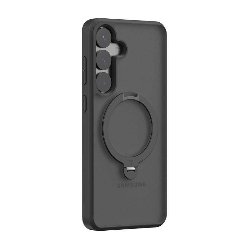 Pouzdro na telefon Torras Ostand Spin Series pro Samsung S25 (černé)