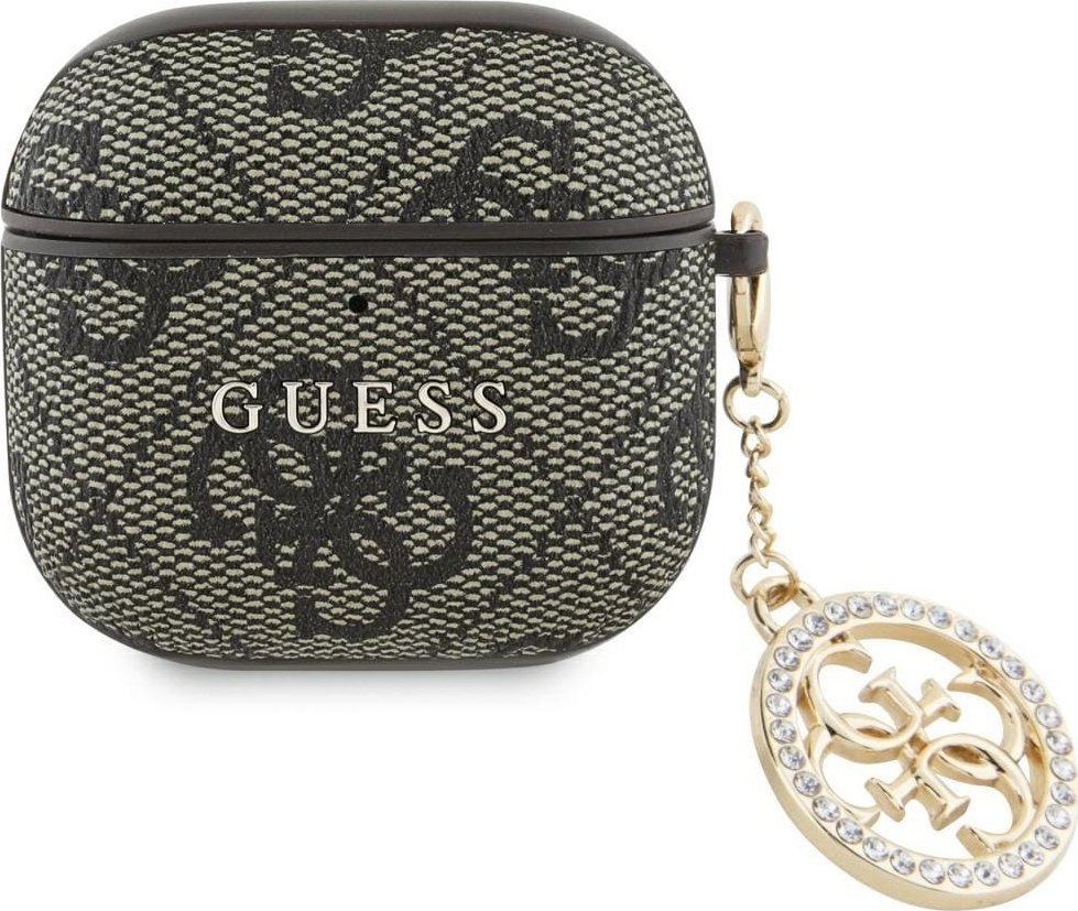 Guess 4G Script PC/PU Charm AirPods 4, B