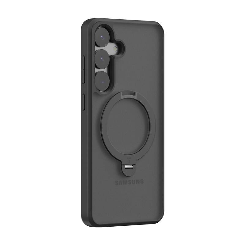 Pouzdro na telefon Torras Ostand Spin Series pro Samsung S25+ (černé)