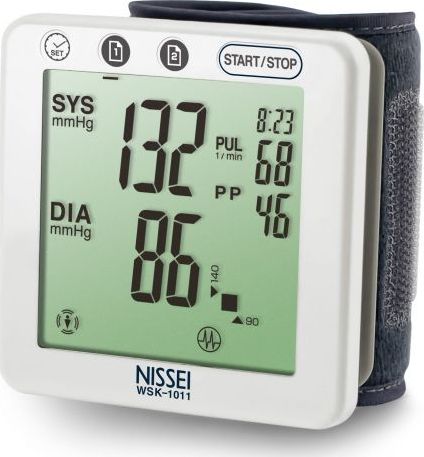 Měřič krevního tlaku Nissei Elektronický měřič krevního tlaku na zápěstí Nissei WSK-1011