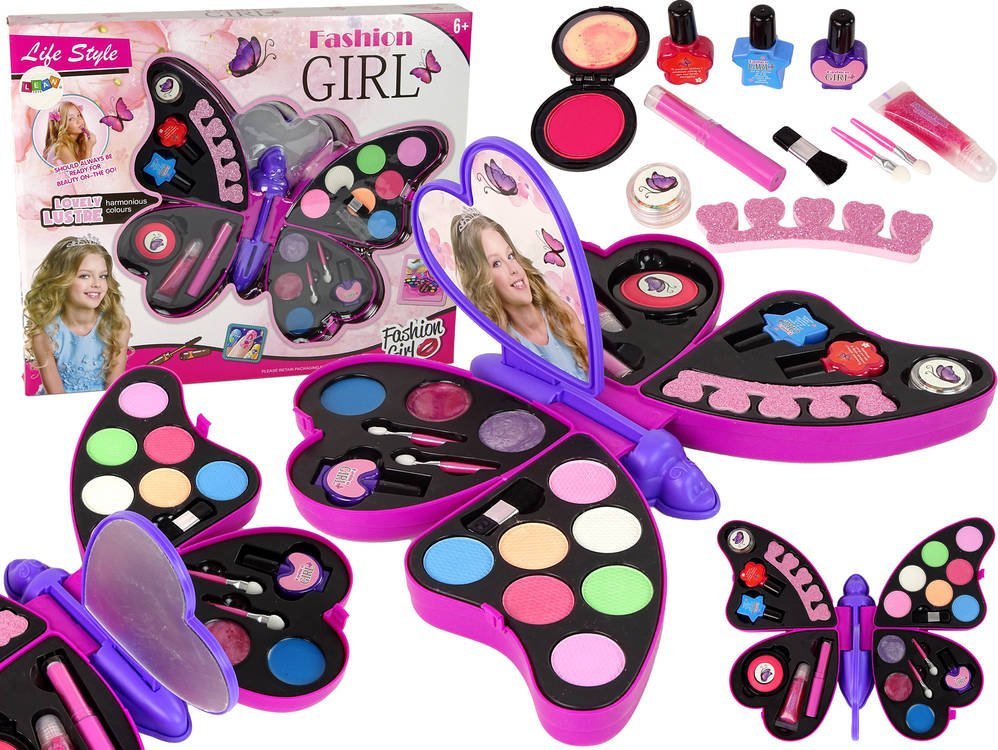 LeanToys Makeup Set Purple Butterfly Eyeshadow
