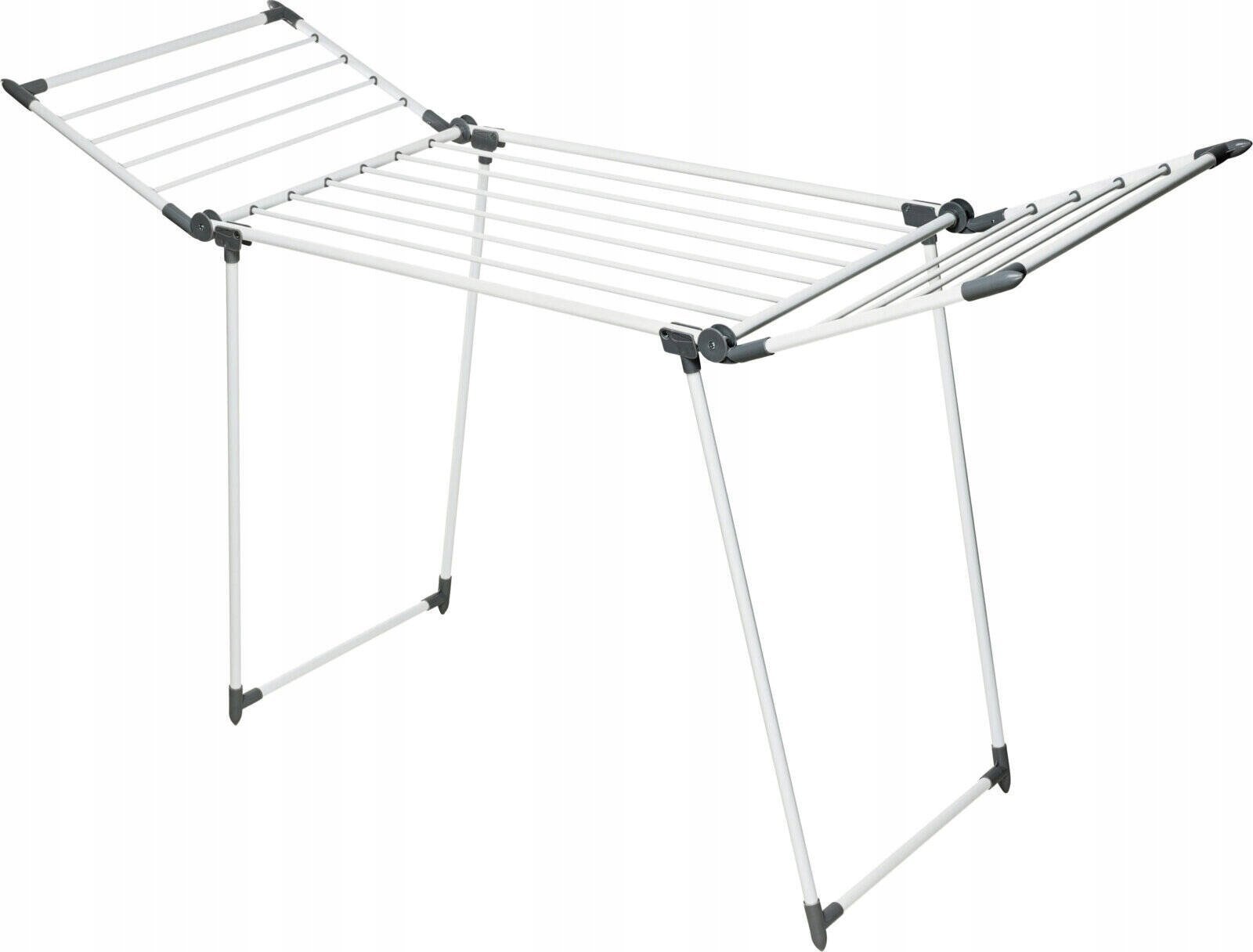 Kovový sušák na prádlo, výsuvný, 110 cm