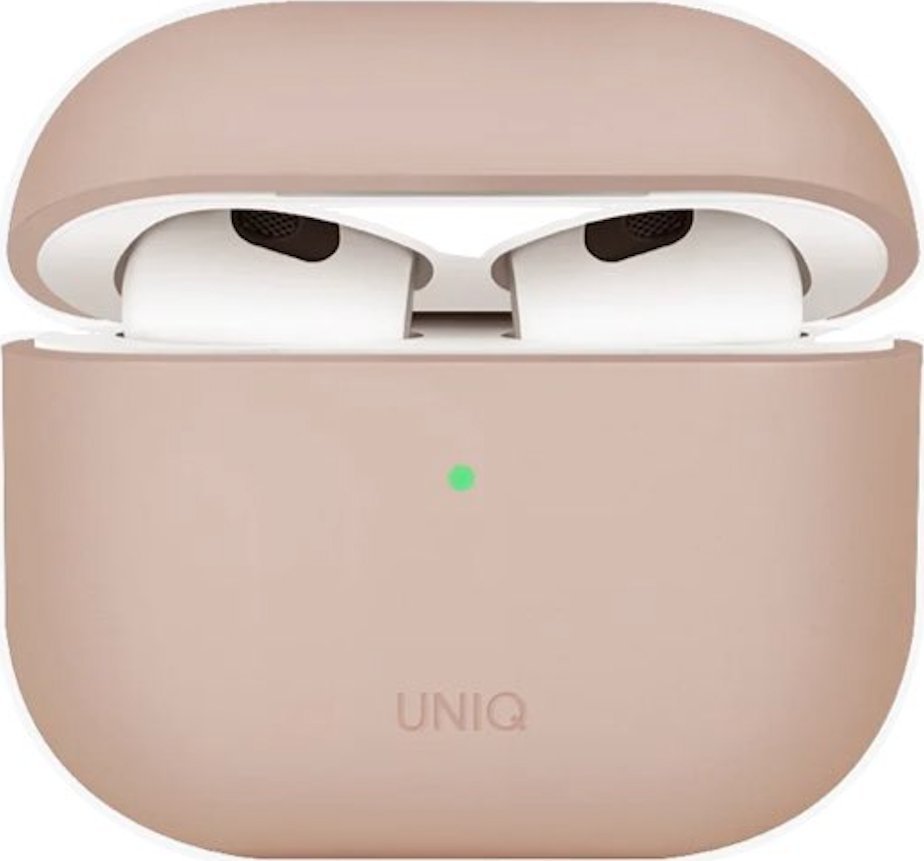 Uniq Lino - silikonový kryt pro AirPods 4 růžový - Bezpečnost zaručena. Jednoduché splátky. Doprava zdarma od 170 PLN.