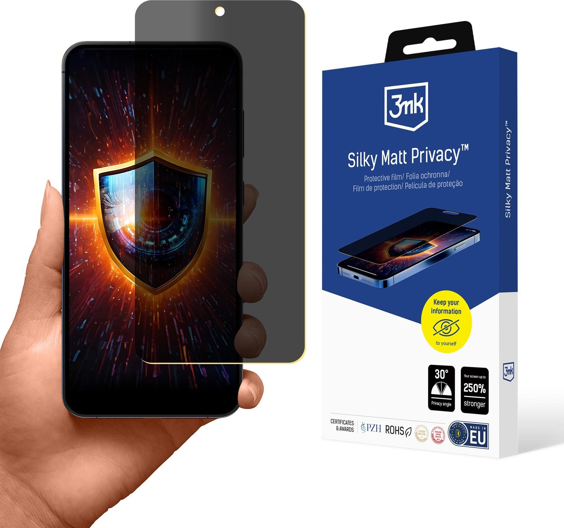 3mk Silky Matt Privacy pro Samsung Galaxy S25