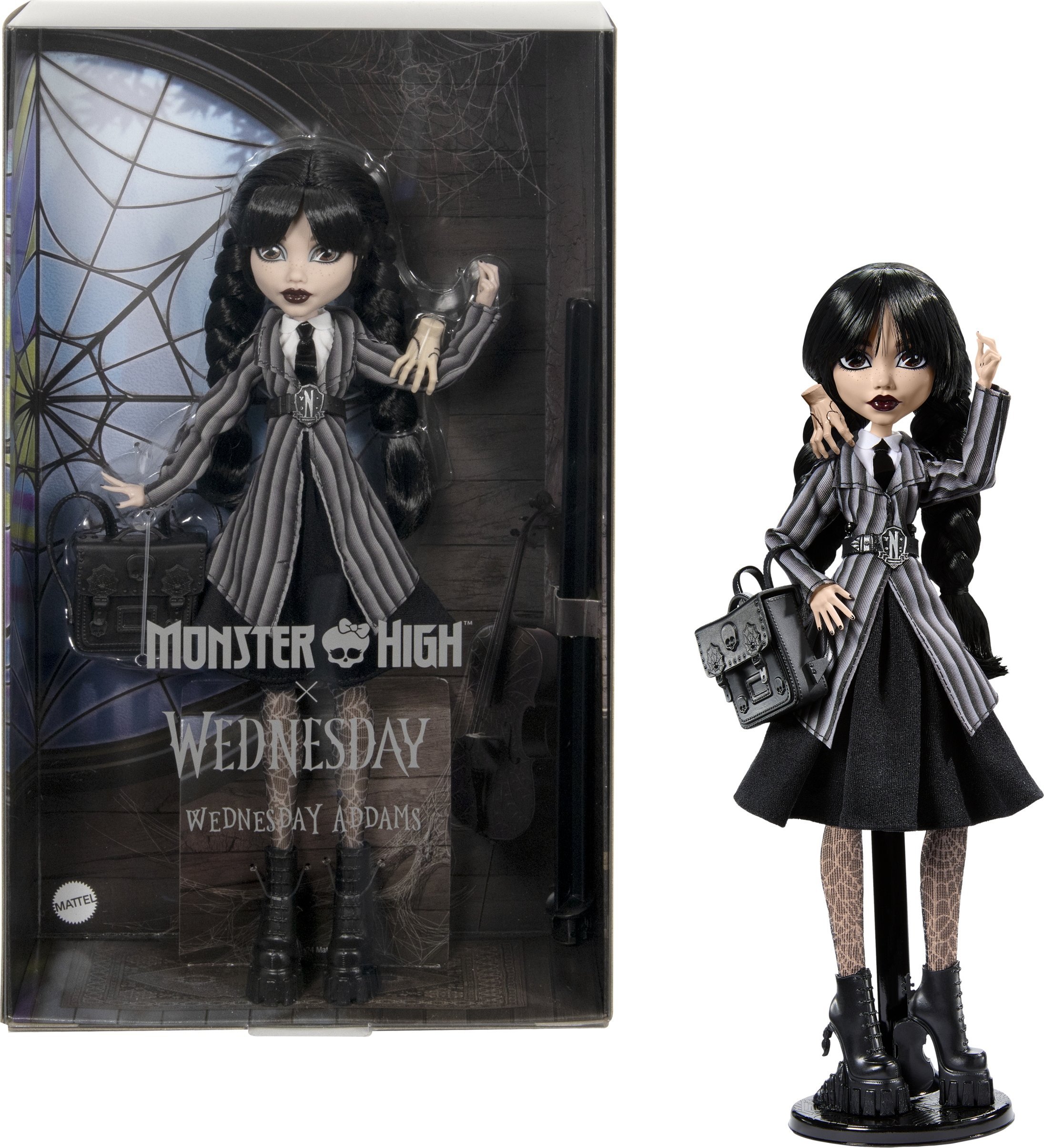 Mattel  Monster High X Wednesday  lele Trečiadiene