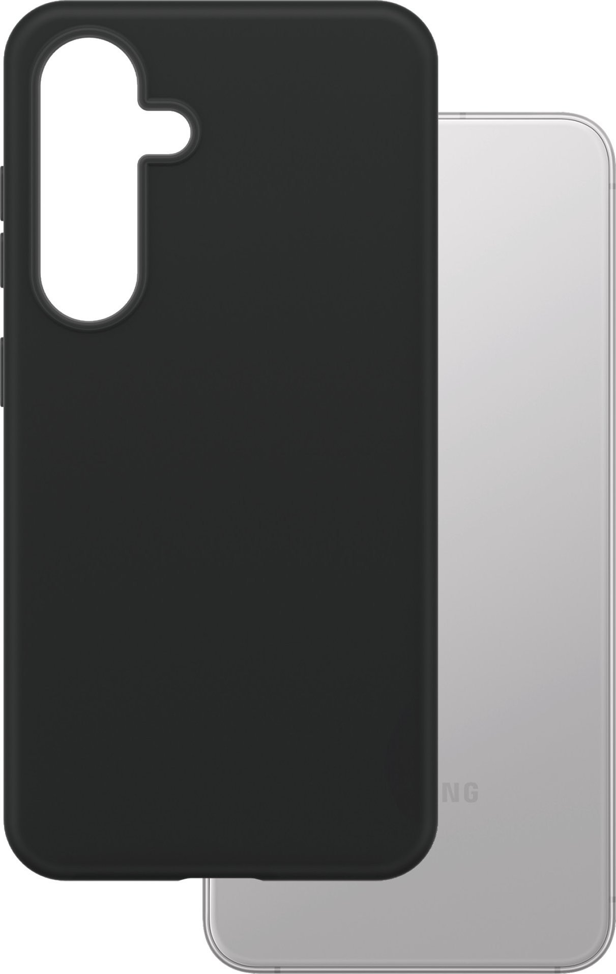 CARE by PanzerGlass - Zadní kryt pro mobilní telefon - 100% recyklovatelný termoplastický polyuretan (TPU) - černá - pro Samsung Galaxy S25