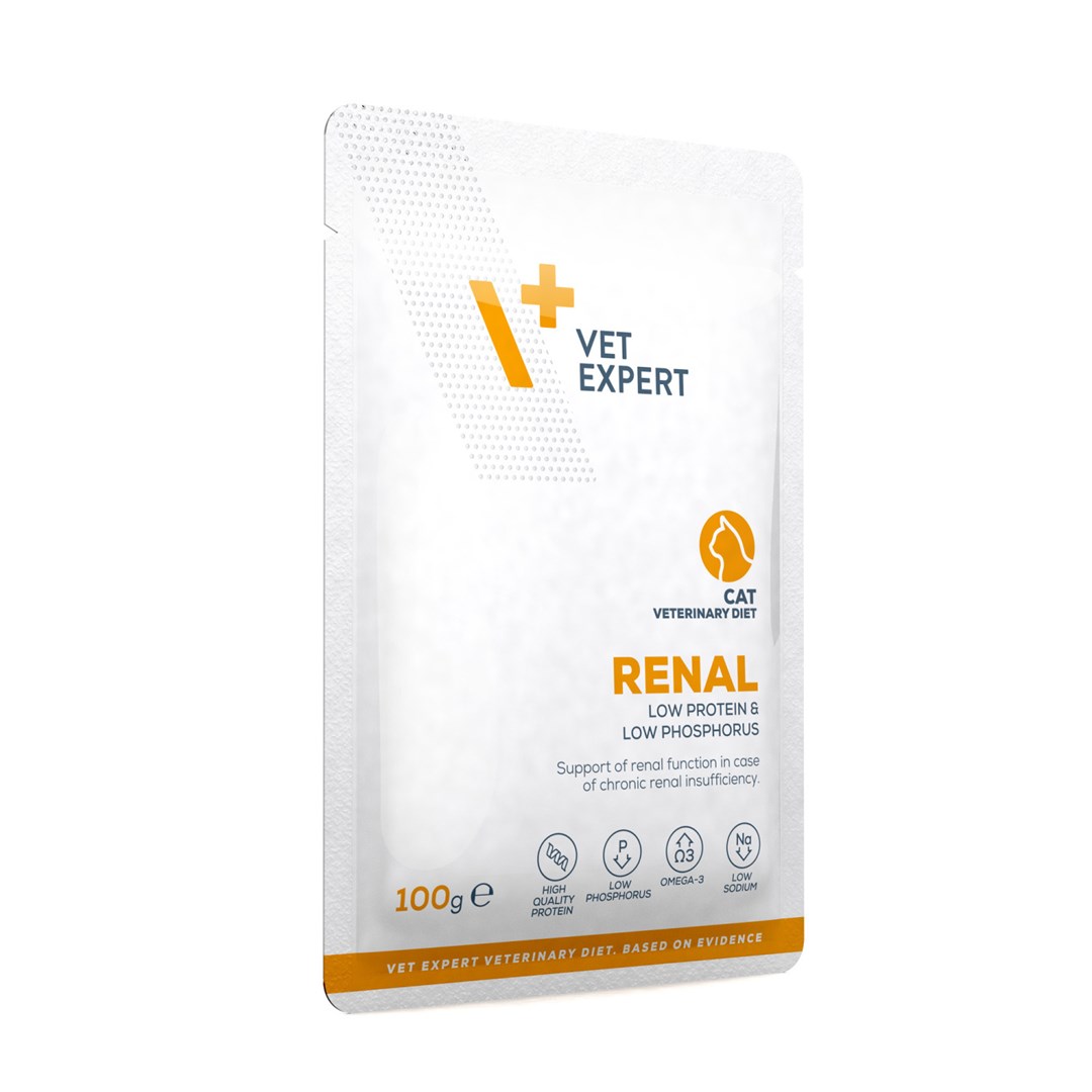VET EXPERT Veterinary Diet Renal Cat - mokré krmivo pro kočky - 100g