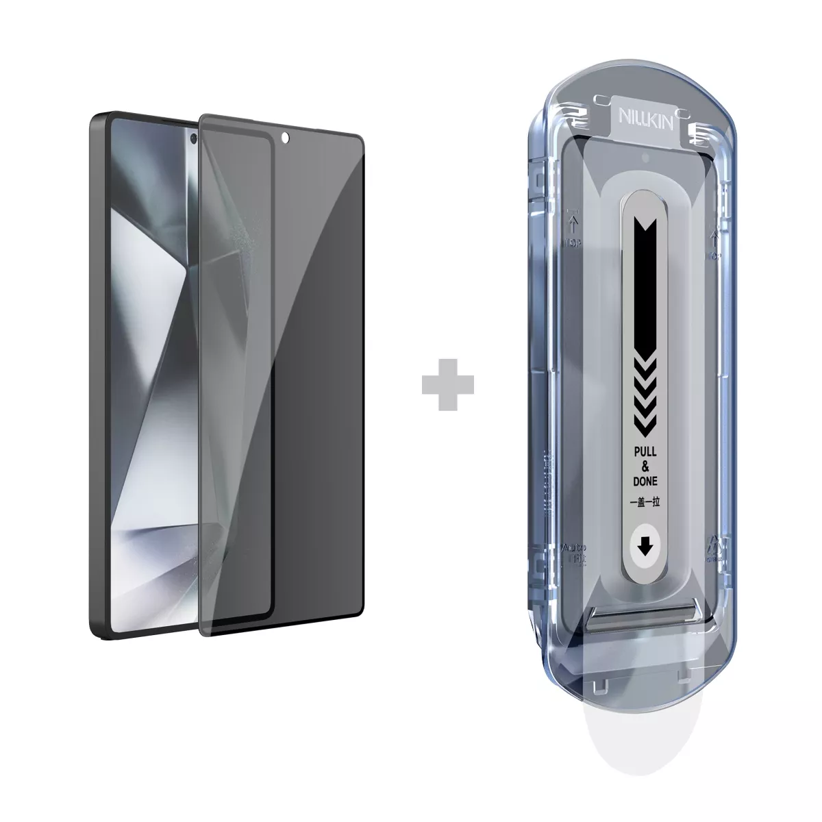 Nillkin Tvrzené Sklo 0.25mm Guardian 2.5D pro Samsung Galaxy S25+ Black (s aplikátorem)