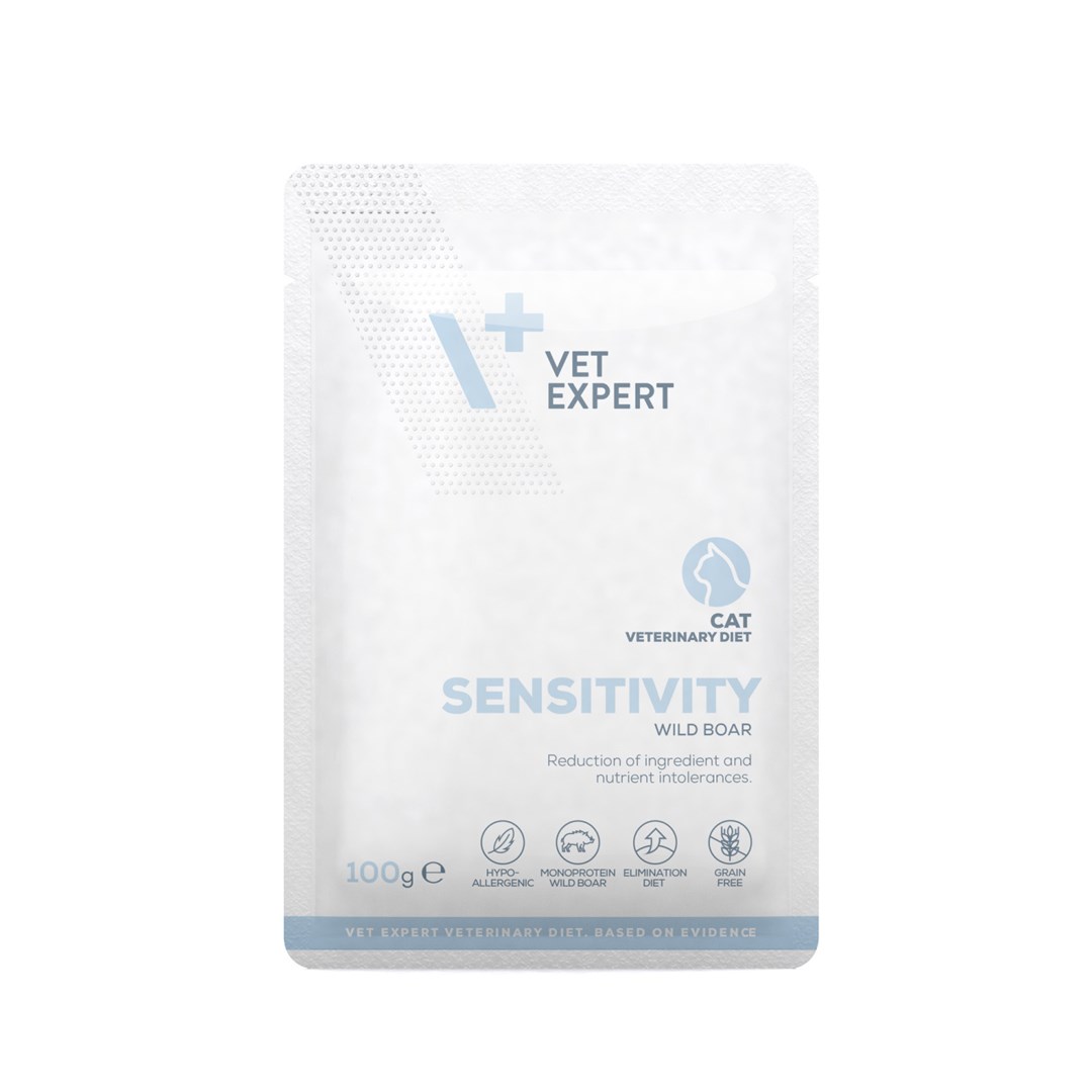 VET EXPERT Veterinary Diet Sensitivity Cat - mokré krmivo pro kočky - 100g