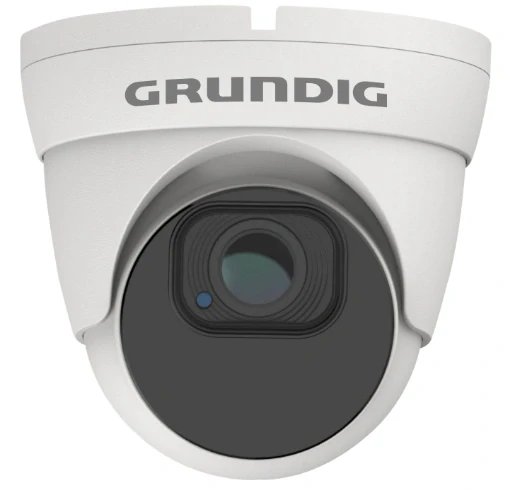 5.0 Mpix venkovní dome IP kamera s IR přísvitem, kompresí H.265, WDR, mikrofonem a funkcemi AI