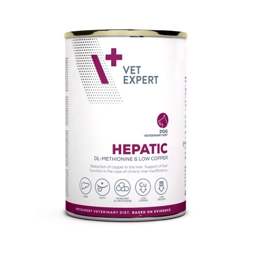 VET EXPERT Veterinary Diet Hepatic Dog - mokré krmivo pro psy - 400g