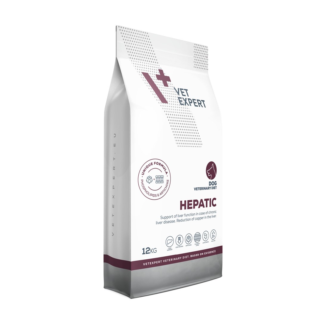 VET EXPERT Veterinary Diet Hepatic Dog - suché krmivo pro psy - 12kg