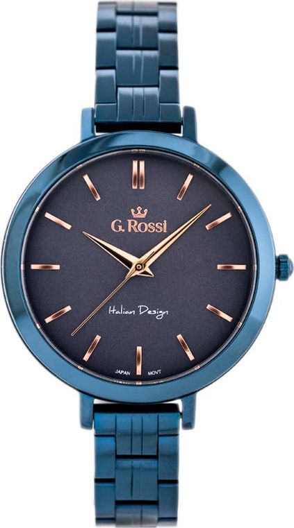 Gino Rossi Dámské hodinky 11389B-6F3 (zg787h) modro/fialové univerzální