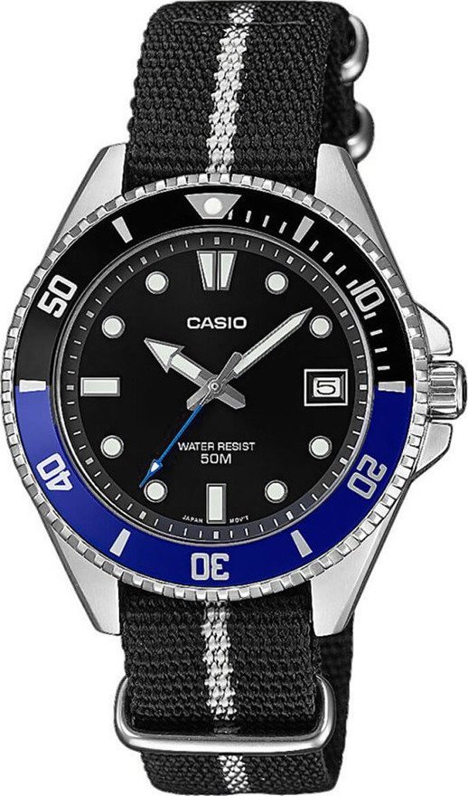 Casio Hodinky Pánské hodinky Casio MDV-10C-1A2VEF černé