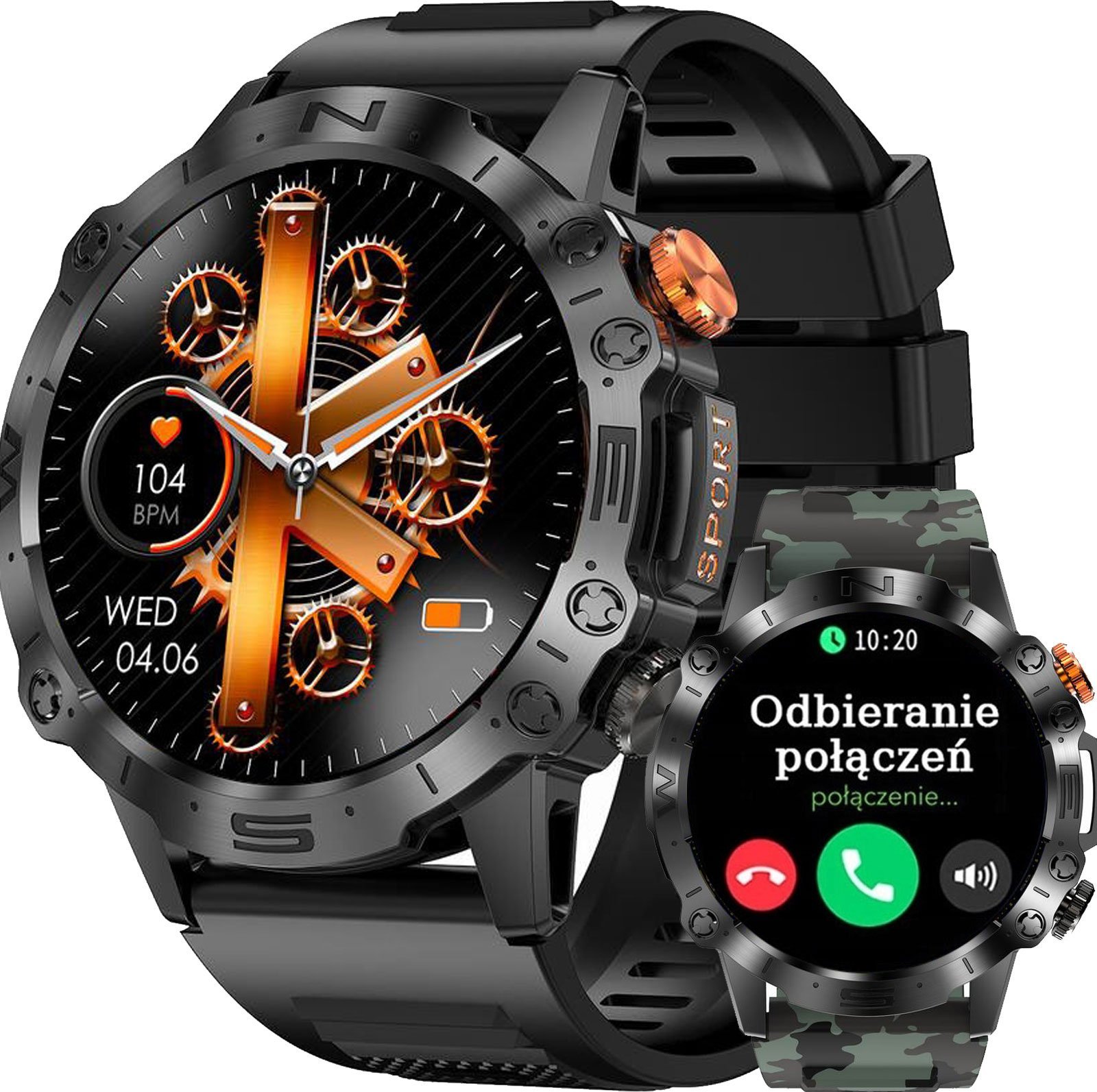 Chytré hodinky Gravity Pánské hodinky SMARTWATCH GRAVITY GT20-6
