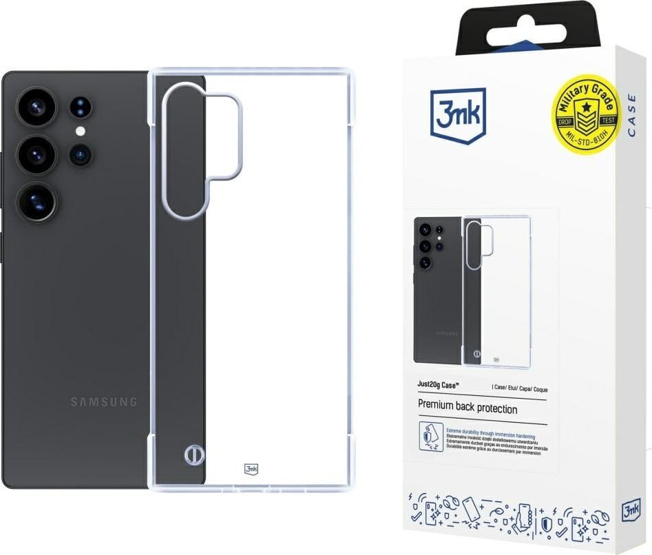 3mk Just20g Clear Case pro Samsung Galaxy S25 Ultra