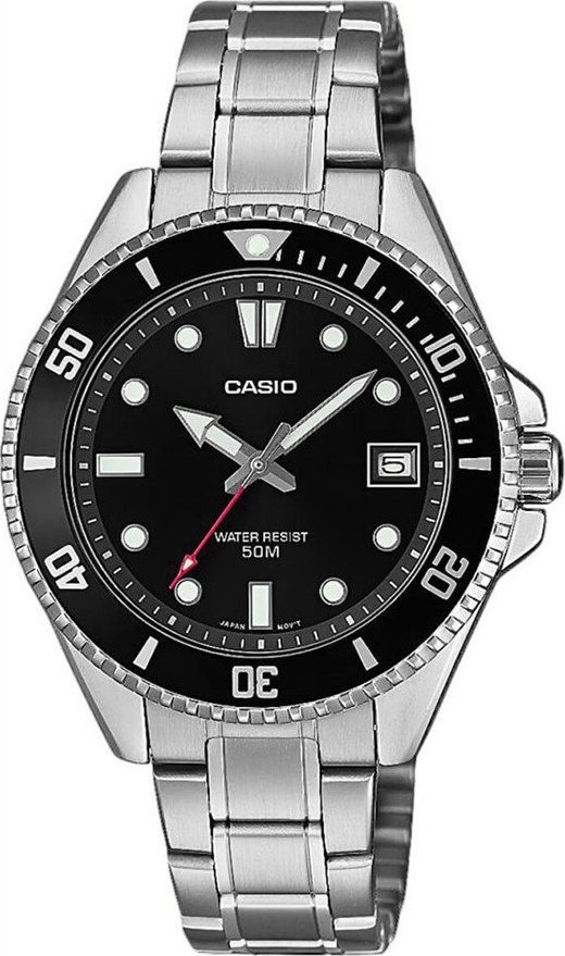 Casio Hodinky Pánské hodinky Casio MDV-10D-1A1VEF stříbrné