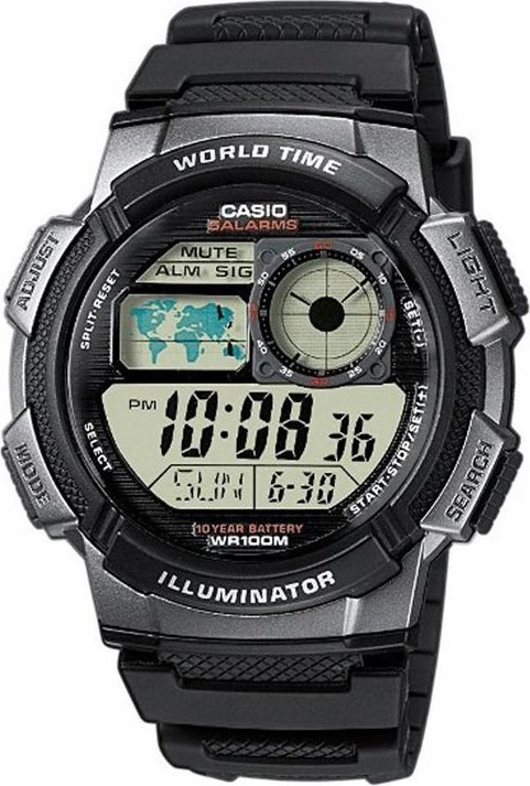 Pánské hodinky Casio Watch CASIO 10 Bar na plavání AE-1000 -1B