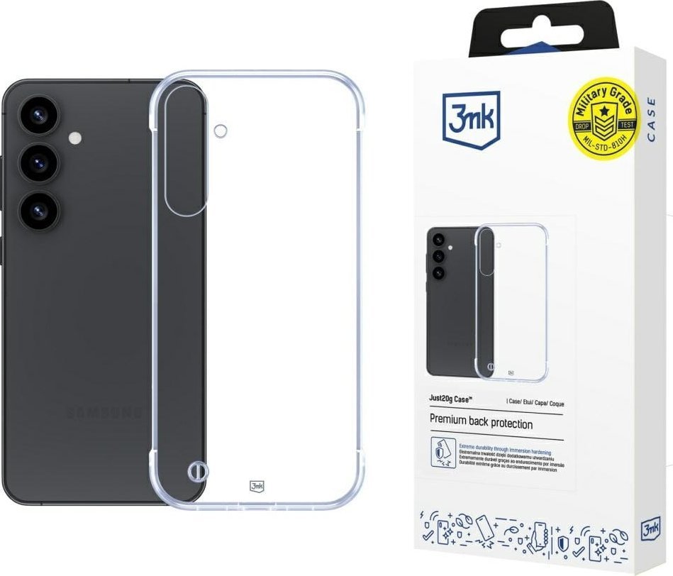 3mk Just20g Clear Case pro Samsung Galaxy S25