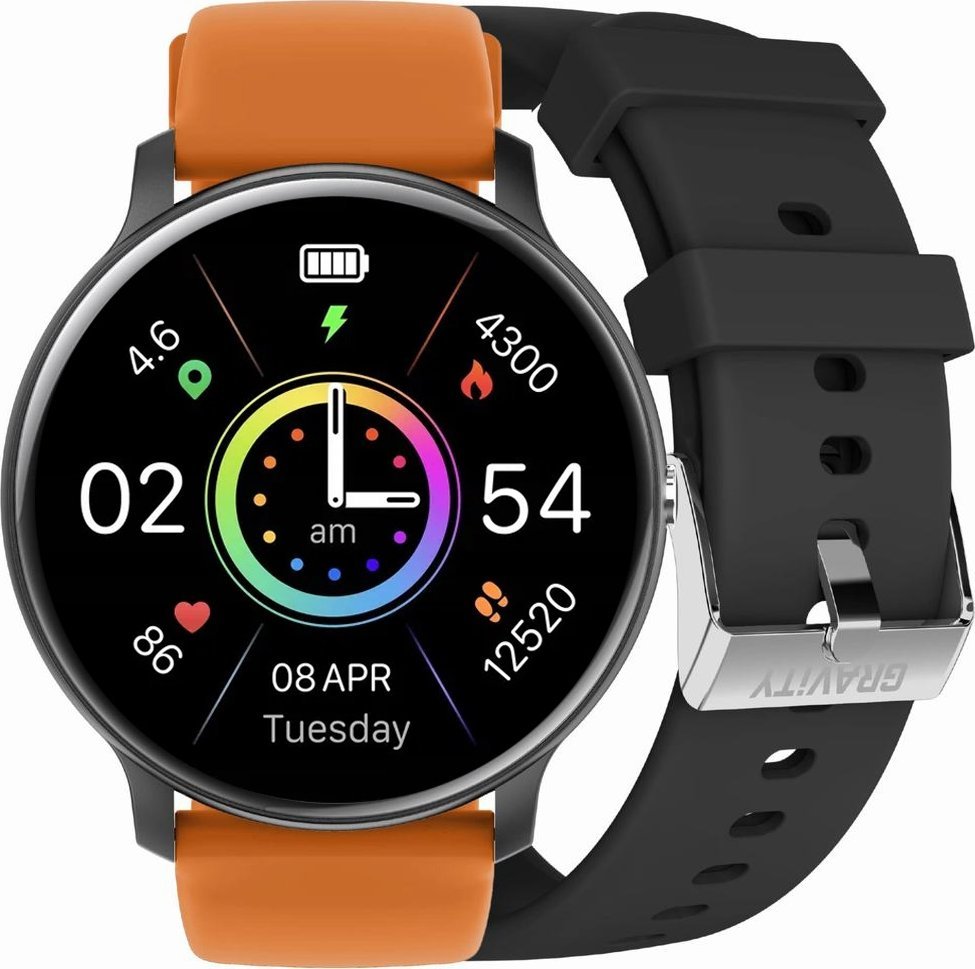 Gravity Chytré hodinky SMARTWATCH - GT1-2 PRO BK/BK/OG