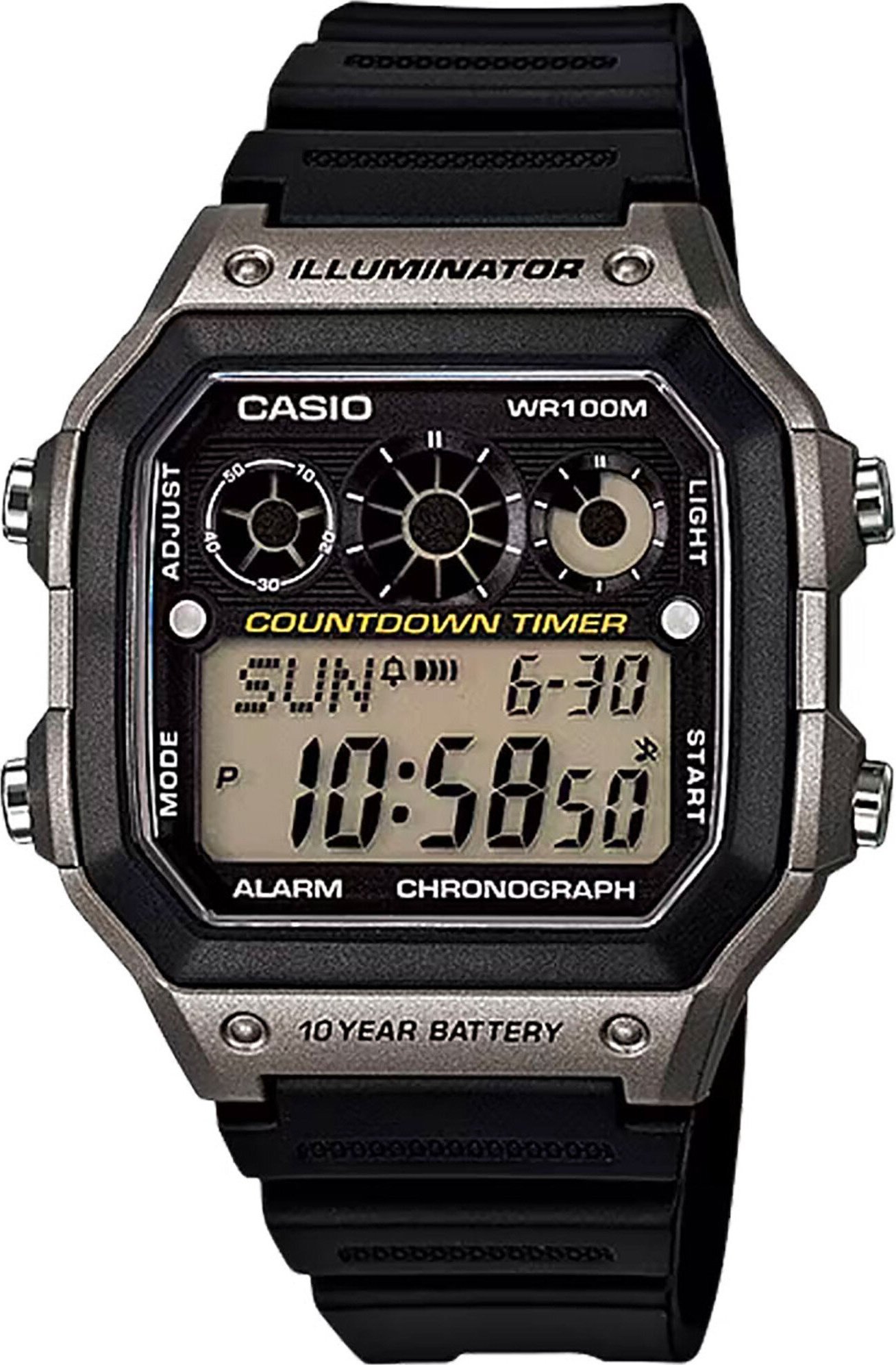 Pánské hodinky Casio Watch CASIO 10 bar pro plavání AE-1300WH-8AVDF