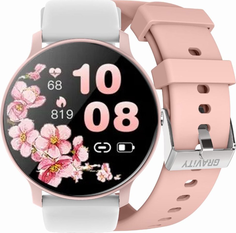 Gravity Chytré hodinky SMARTWATCH - GT1-6 PRO PK/PK/WH