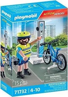 Playmobil Akční hrdinové 71732 Policejní motorkářská hlídka