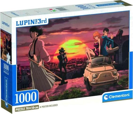 Clementoni - Puzzle 1000 Lupin III - 1