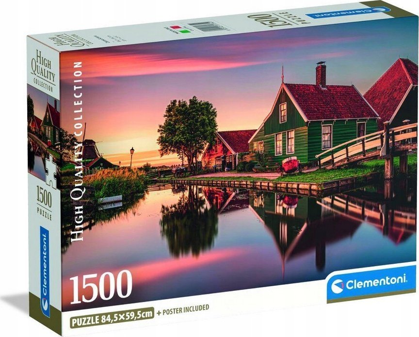 Clementoni - Puzzle 1500 Zaanse Schans