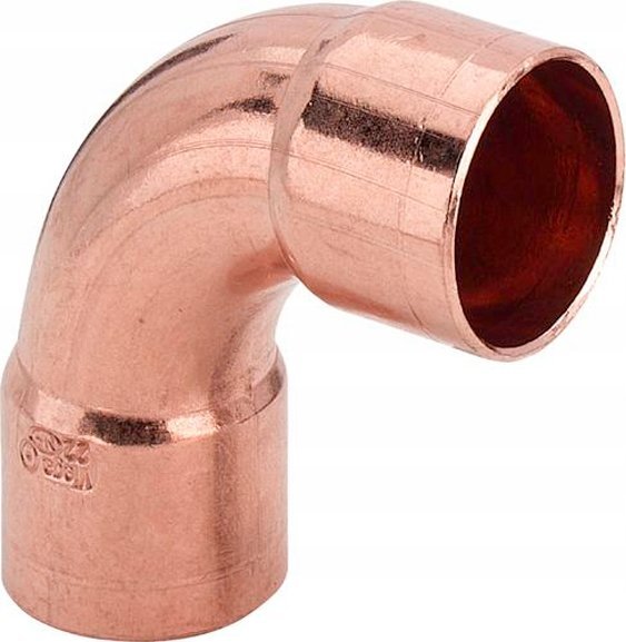 Viega 90° šrafování 54 měděná / lesklá