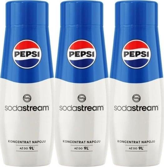 Sodastream 3 x Pepsi sirup 440 ml