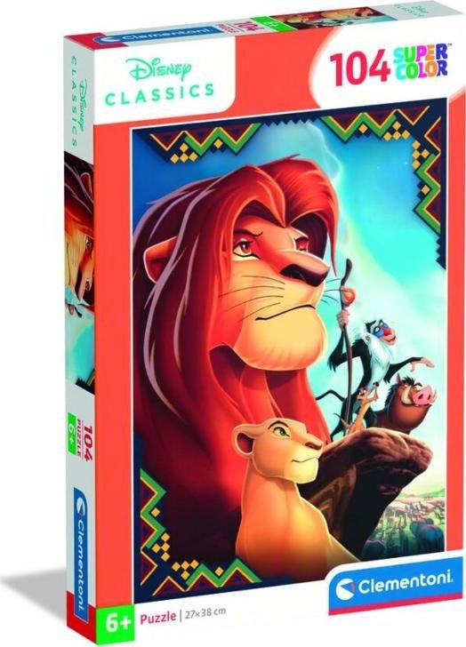Clementoni - Puzzle 104 Disney Lví král