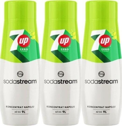 Sodastream 3 x 7Up Zero cukrový sirup 440 ml