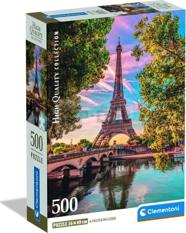 Clementoni - Puzzle 500 Podél Seiny