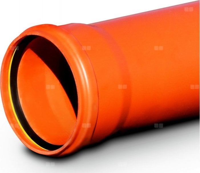 Magnaplast Vnější kanalizační trubka PVC-U 200/6000x5,9 KGEL SN8 pevná