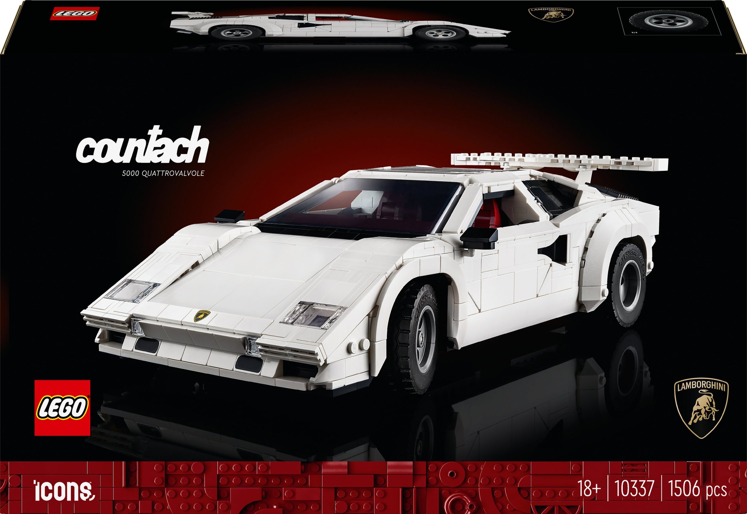 LEGO ICONS 10337 Lamborghini Countach 5000 Quattrovalvole