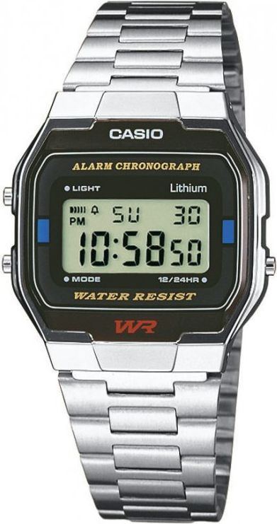 Casio A163WA-1QES Unisex náramkové hodinky