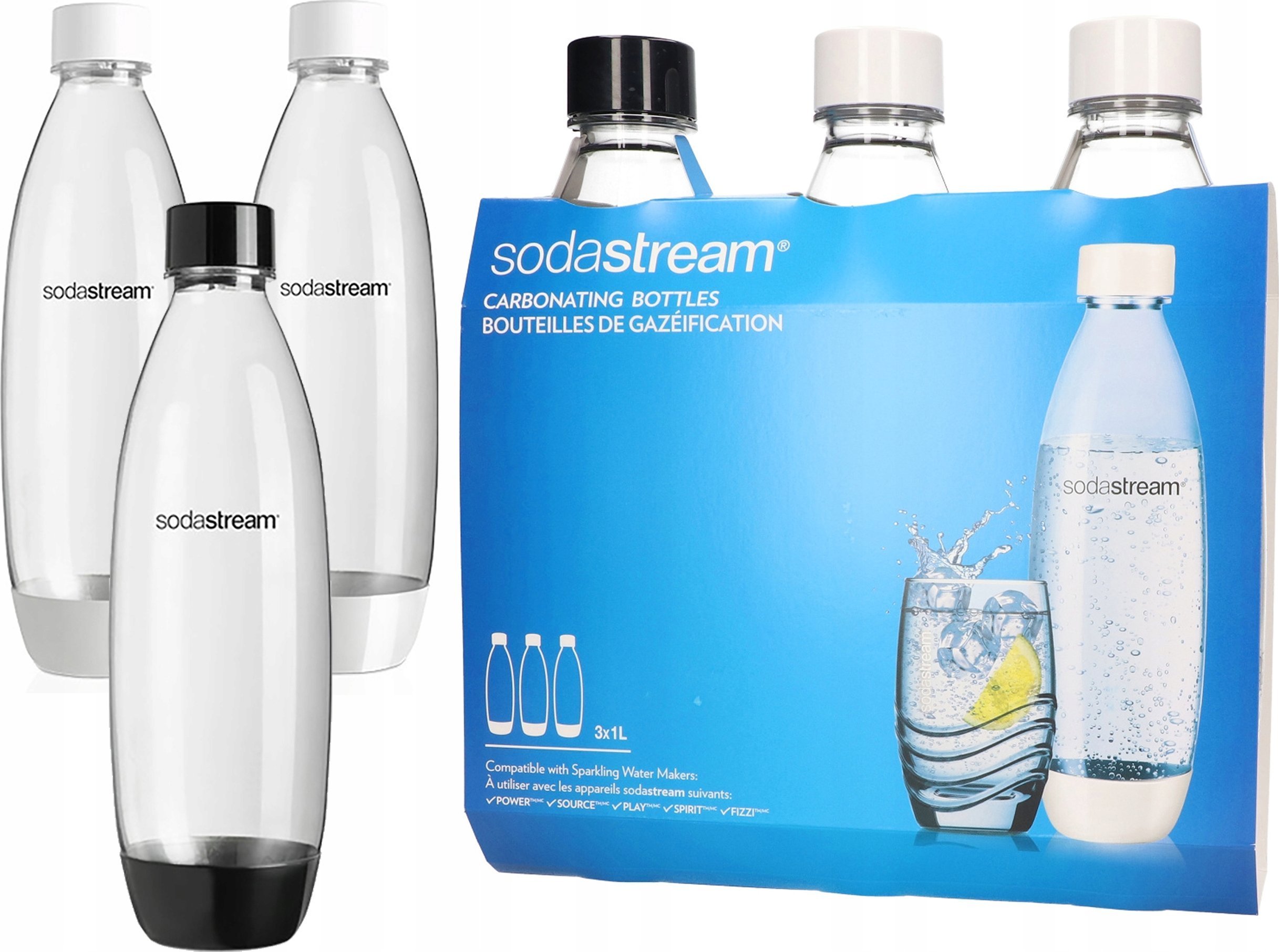 SodaStream láhve, plastové, 3 kusy