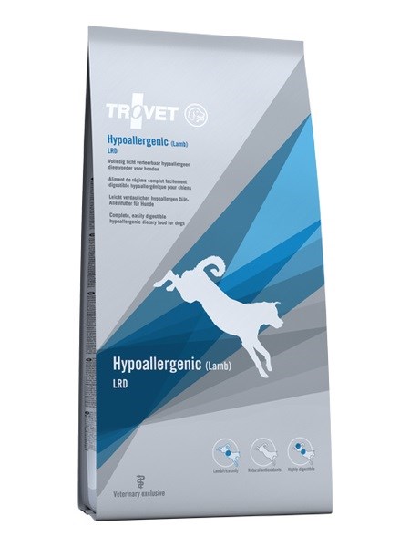 TROVET Hypoallergenic LRD Lamb - suché krmivo pro psy - 3kg