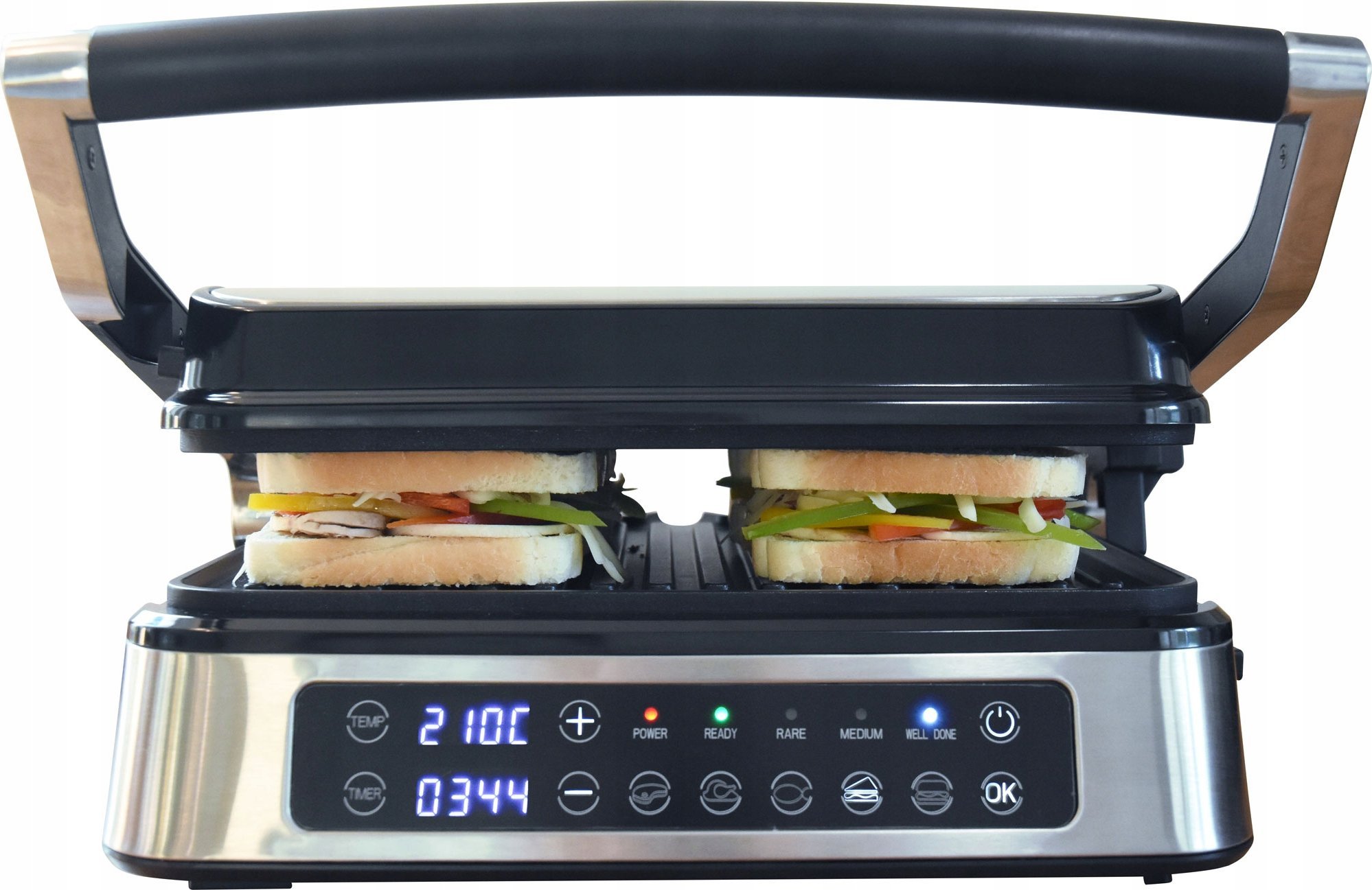 Elektrický gril Lund ELEKTRICKÝ GRILOVÝ STŮL 2000W, LED PANEL 29*23CM