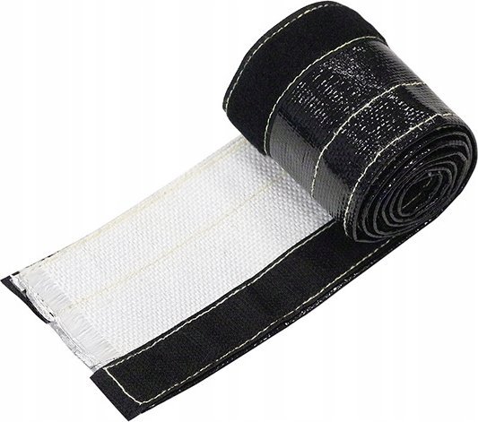 TurboWorks Tepelný štít pro kabel 45 mm x 1 m, černý