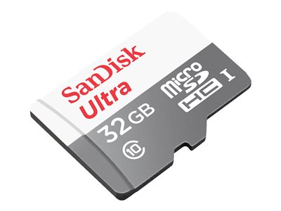 SanDisk Ultra - Paměťová karta flash (adaptér microSDHC - SD zahrnuto) - 32 GB - Class 10 - microSDHC UHS-I