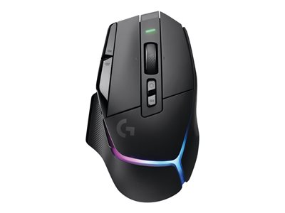 Logitech G G502 X PLUS - Myš - optický - 11 tlačítka - bezdrátový - 2.4 GHz - přijímač USB Logitech LIGHTSPEED - černá