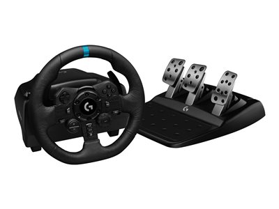 Logitech G923 - Volant a pedály - kabelové - černá - pro PC, Sony PlayStation 4